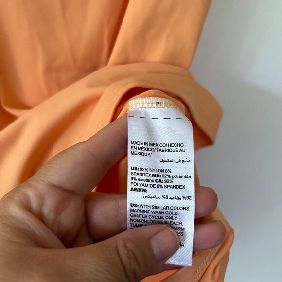 Chicos Tank Top Lot Womens Medium Orange Nude Fitted Closet Staple Tanks - Picture 11 of 12